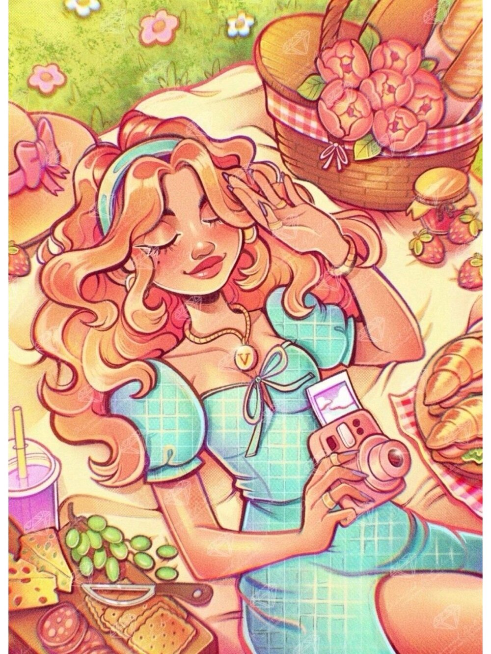 Summer Picnic by MrsbutterD - Diamond Art Club